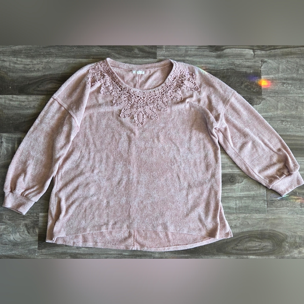 Maurices Blush Knit Sweater